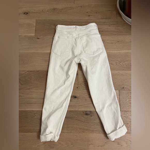 White Zara high rise jeans - Picture 2 of 4